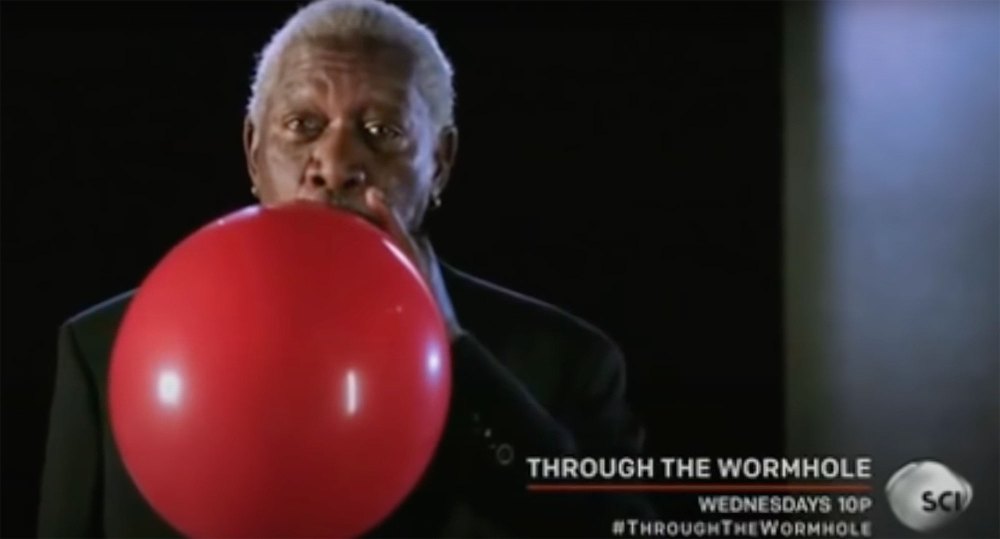 Morgan Freeman Inhales Helium From Balloon, Speaks in Squeaky Voice: Watch, Listen Now