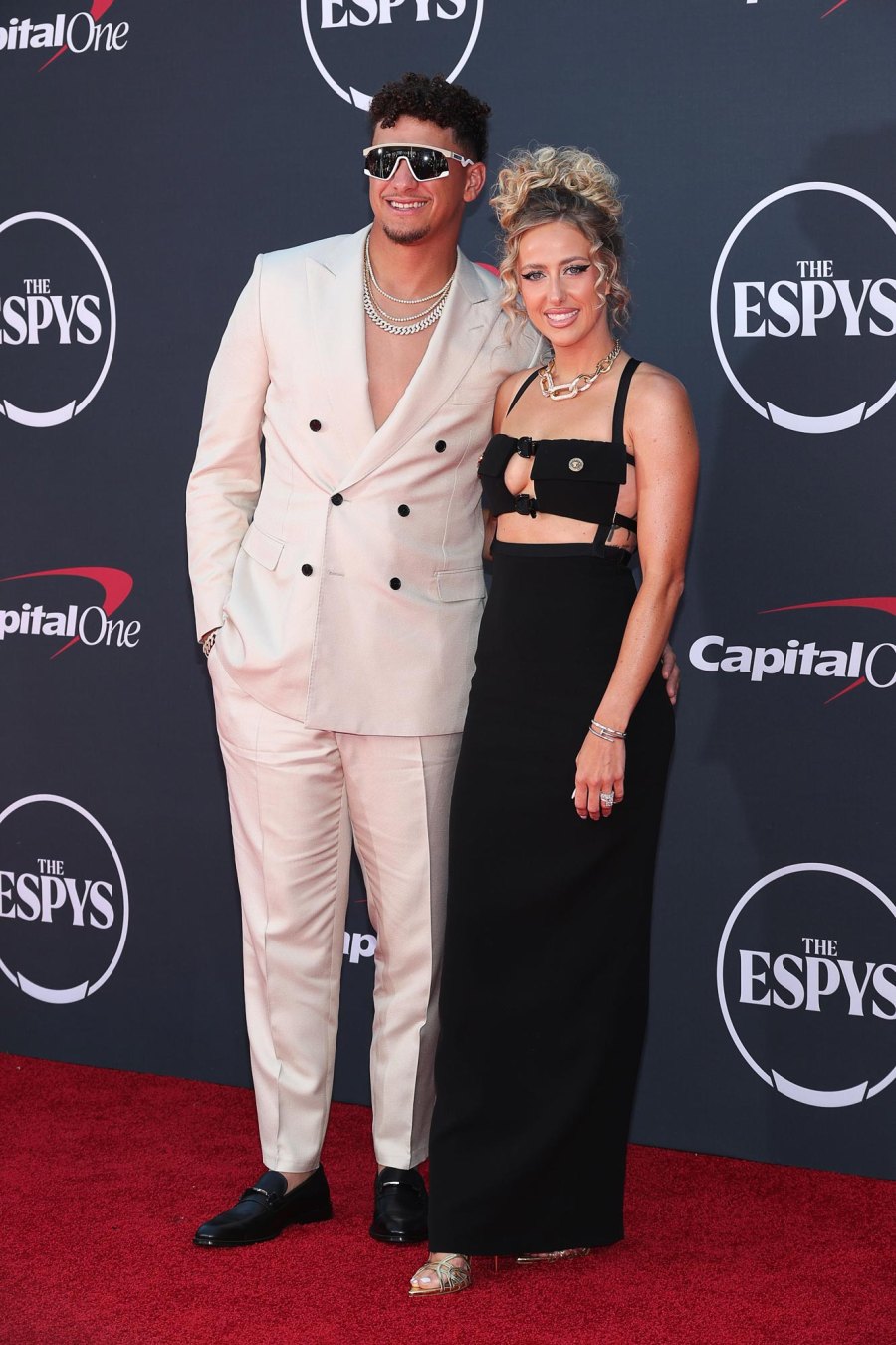 Patrick Mahomes, Wife Brittany Gush About Kids on 2023 ESPYs Red Carpet ...