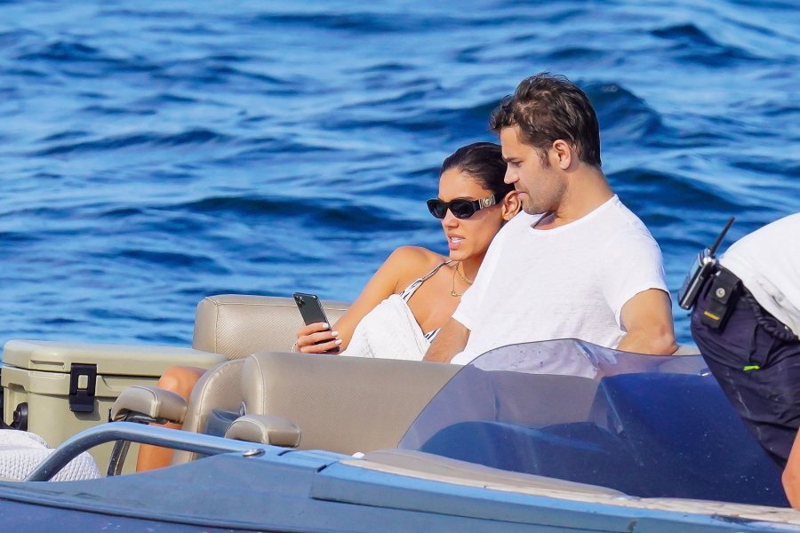 Paul Wesley and Girlfriend Natalie Kuckenburg enjoy yacht day in St Tropez.