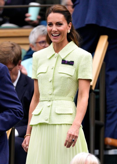 Kate Middleton Perfectly Coordinates With Tennis Balls at Wimbledon ...