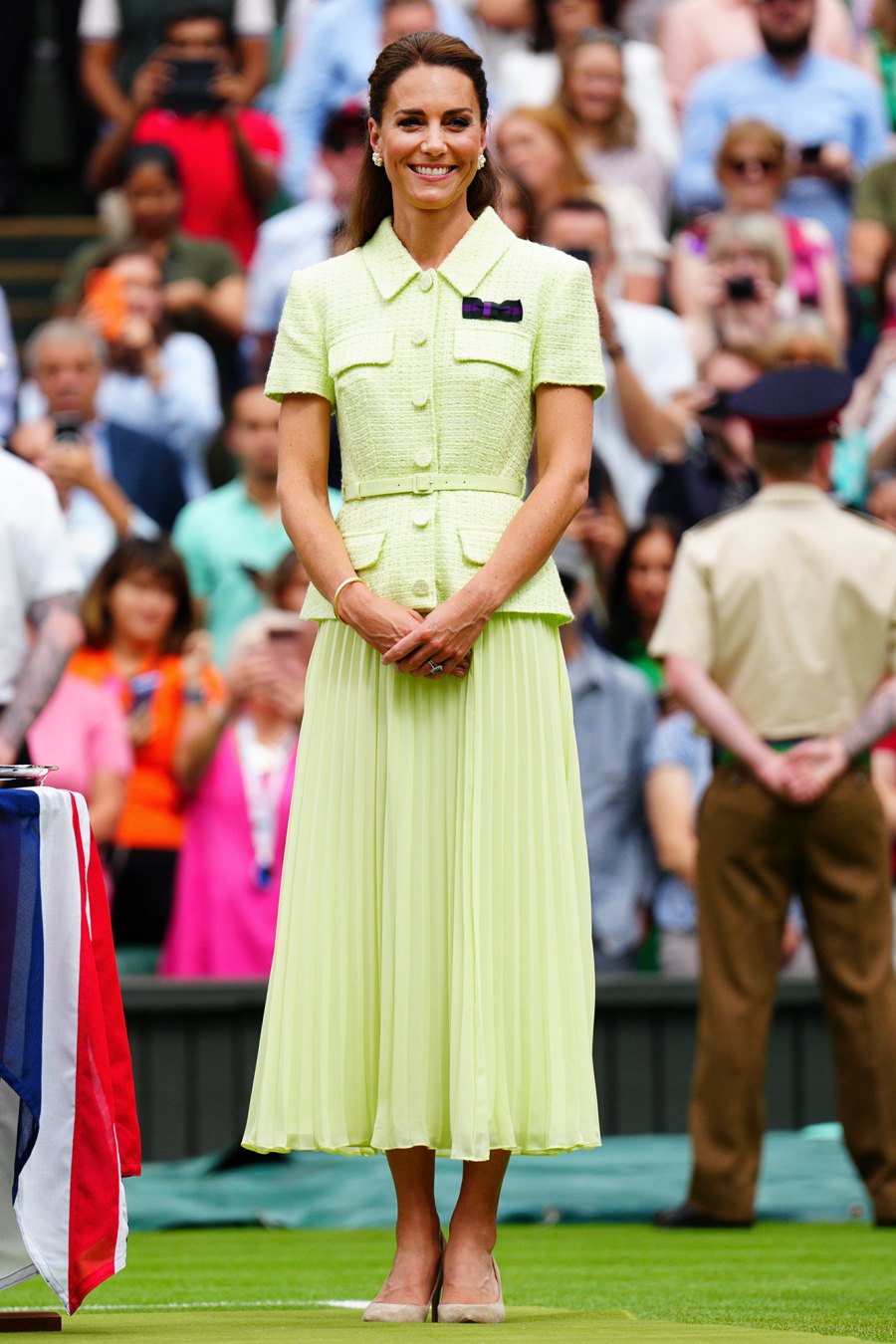 Princess Kate’s Lime Green Wimbledon Dress Perfectly Matches the Game’s Tennis Balls