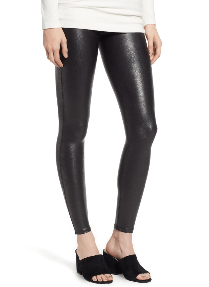 Spanx Faux Leather Leggings Are on Sale at Nordstrom | UsWeekly