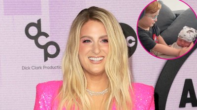 See Meghan Trainor-s Son Riley Meet His Baby Brother for the 1st Time