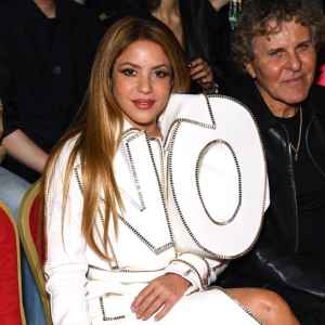 Shakira Wears NO Coat Dress