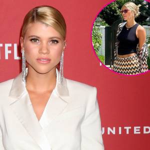 Sofia Richie is Bringing Back the Chevron Trend