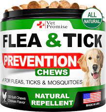 Vet Promise Flea and Tick Prevention for Dogs Chewables (1)