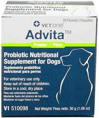 VetOne Advita Probiotic Nutritional Supplement for Dogs