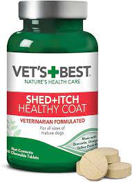 Vet's Best Healthy Coat Shed & Itch Relief Dog Supplements