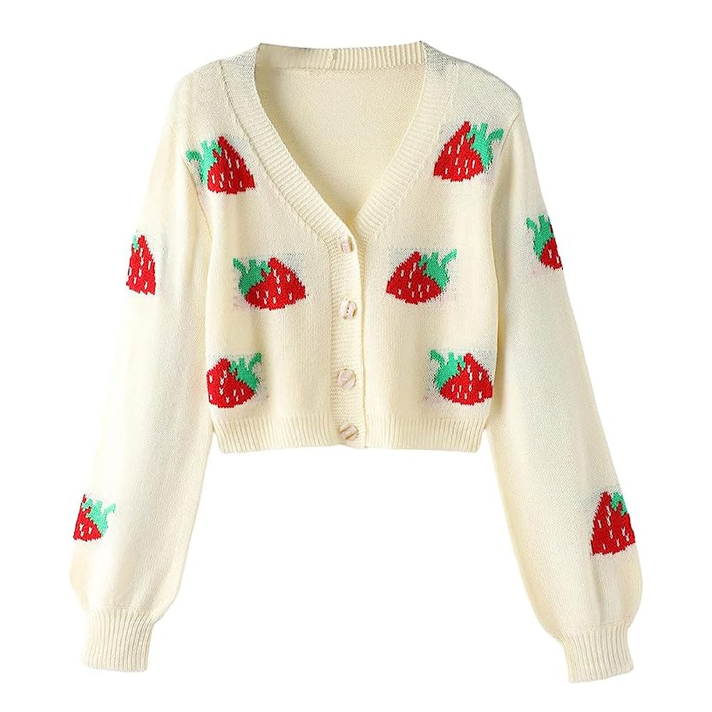 fruit-print-fashion-makemechic-strawberry-cardigan