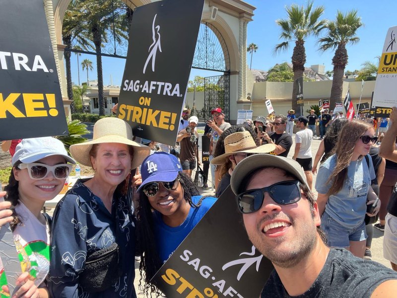 iCarly Nathan Kress Instagram Every Cast Reunion at the SAG-AFTRA Strike Picket Line