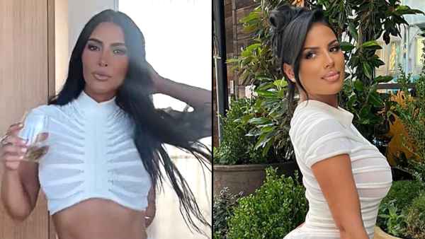 Kim Kardashian and Kanye West's Former Flame Chaney Jones Wear Nearly Matching Outfits at July 4th Party: Photos