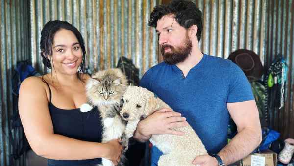 Love Is Blind's Zack Goytowski and Bliss Poureetezadi Bring Dog and Cat Back Home