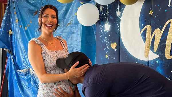 Becca Kufrin and Thomas Jacobs Pregnant Stars Celebrating Baby Showers in 2023: Party Photos