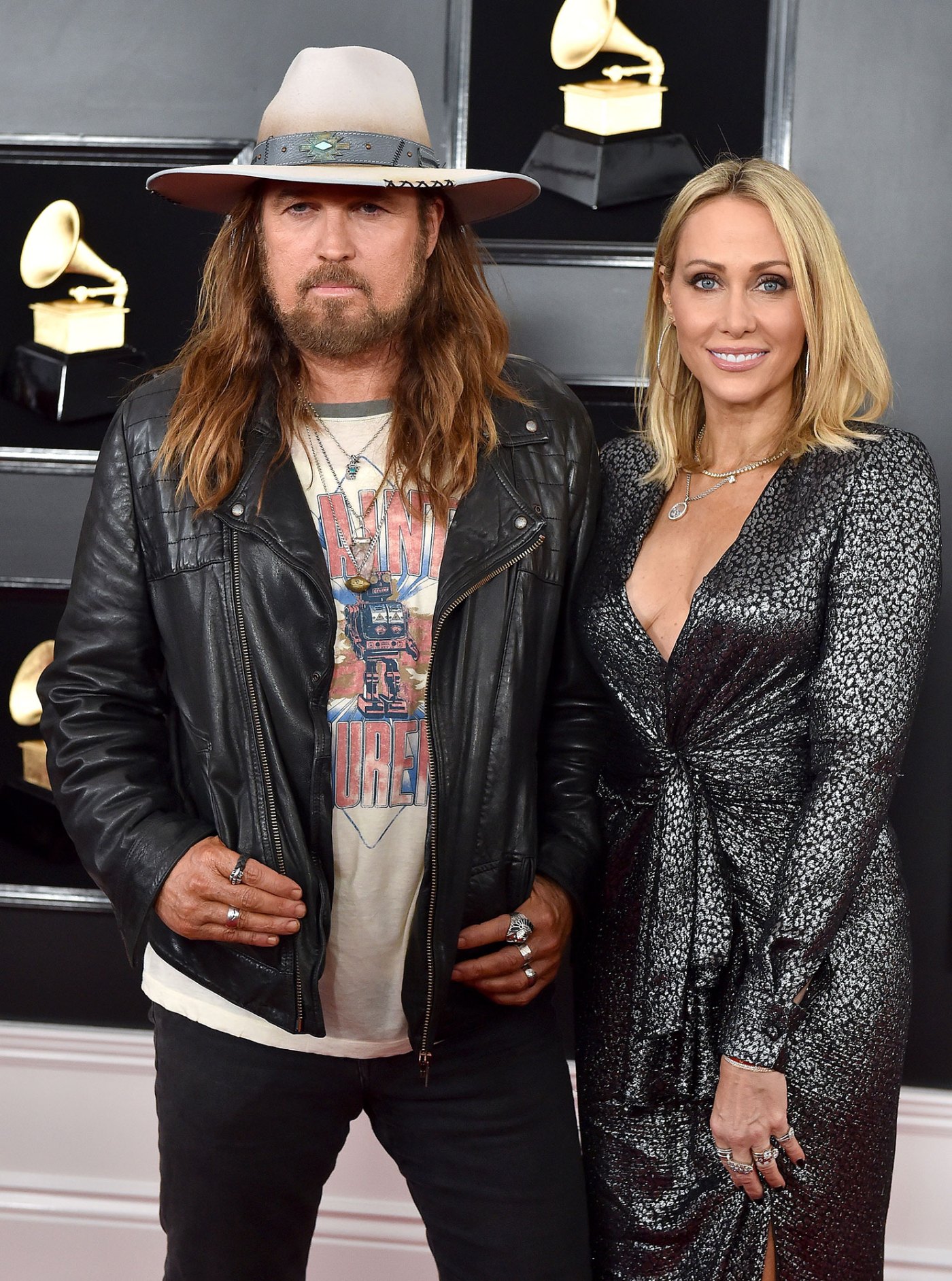 Billy Ray Cyrus Makes Red Carpet Debut With Fiancee Firerose | Us Weekly