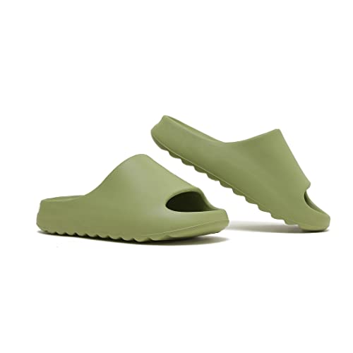 Cloud Slides for Women and Men, Pillow Slippers, Non-Slip Quick Drying Soft Lightweight Shower Shoes, Thick Sole Open Toe Slides Sandals for Indoor & Outdoor