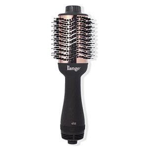 L’ANGE HAIR Le Volume 2-in-1 Titanium Brush Dryer Black | Hot Air Blow Dryer Brush in One with Oval Barrel | Hair Styler for Smooth, Frizz-Free Results for All Hair Types