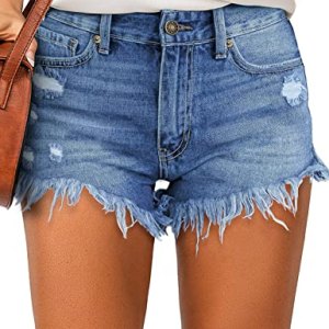 luvamia Jean Shorts