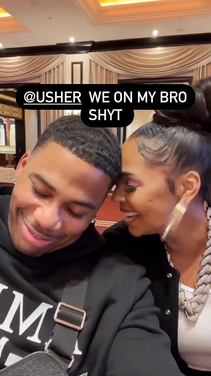 Ashanti and Nelly Cozy Up While Singing Usher s Nice & Slow Amid Reconciliation Rumors 300