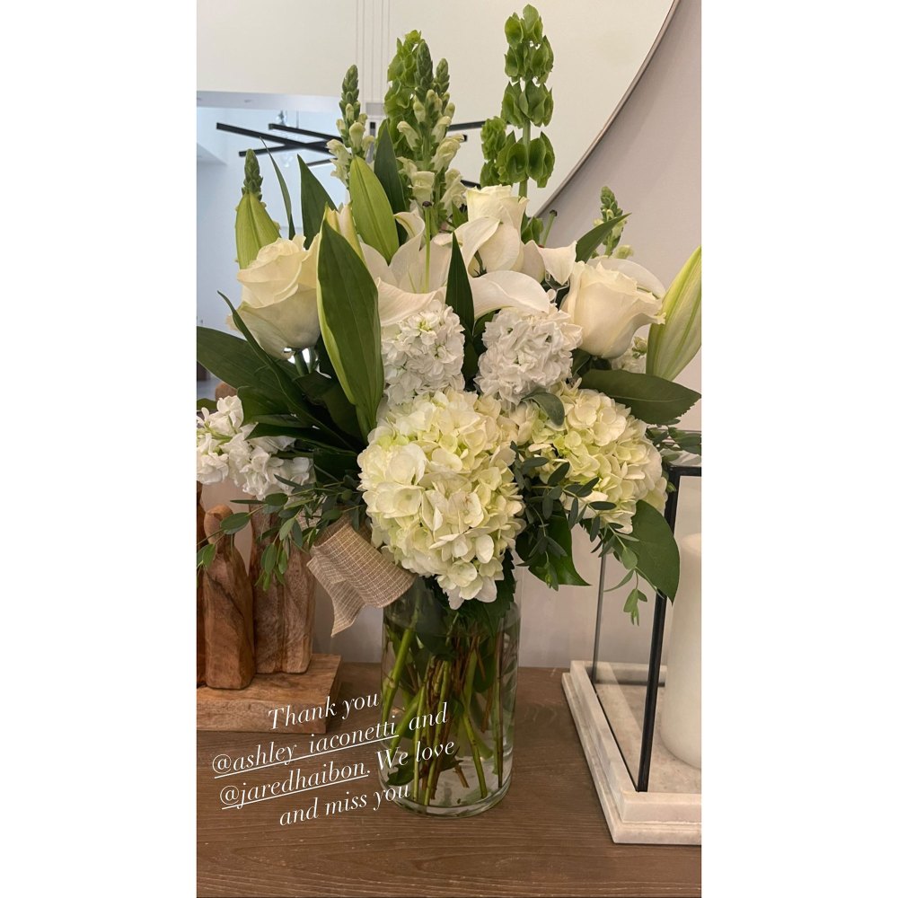 Ashley Iaconetti and Jared Haibon Send Jade Roper Flowers After Miscarriage Announcement 2
