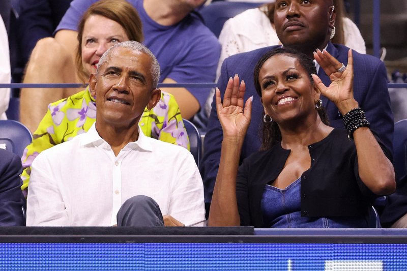 Celebrities Spotted Who Attended the 2023 US Open Barack and Michelle Obama Lindsey Vonn and More 318