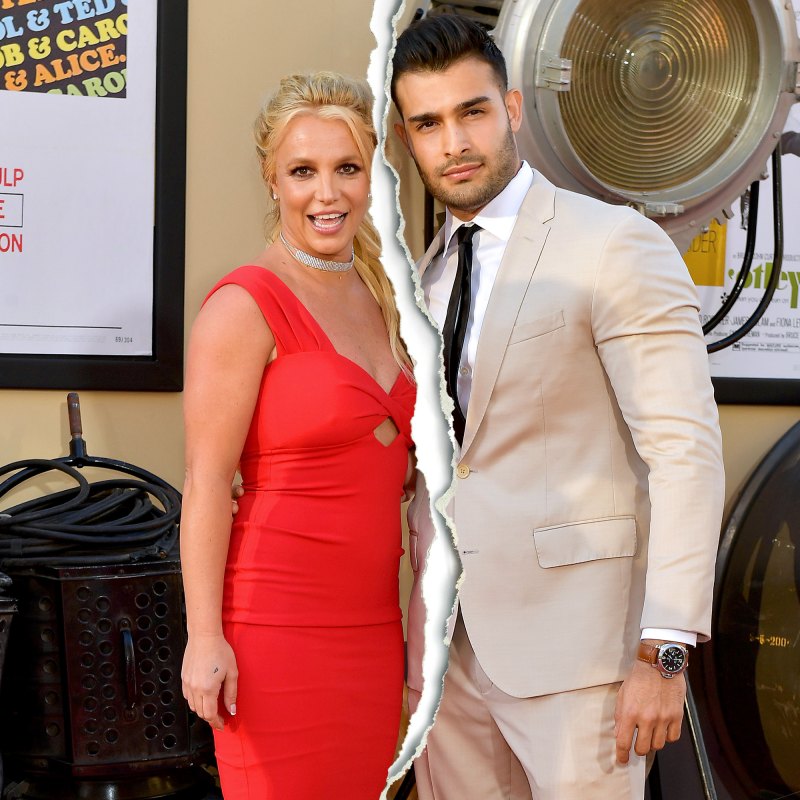 Celebrity Splits of 2023: Stars Who Broke Up This Year-Britney Spears and Sam Asghari