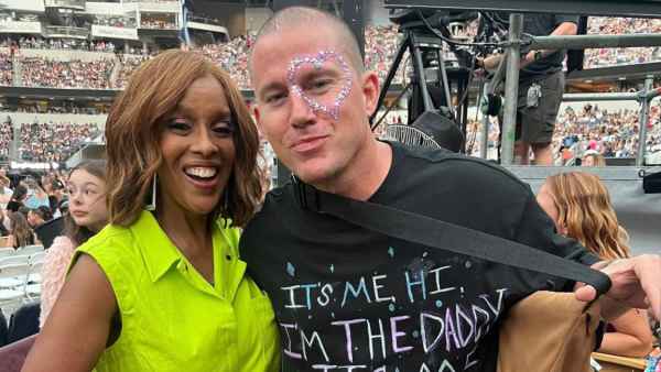 Gayle King and Channing Tatum at the Eras Tour