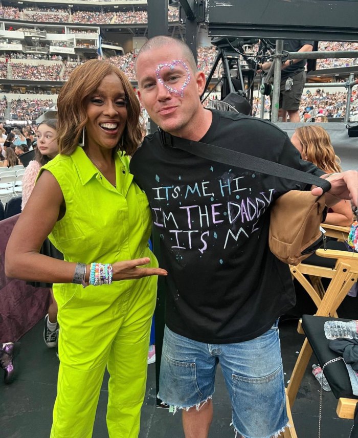 Gayle King and Channing Tatum at the Eras Tour