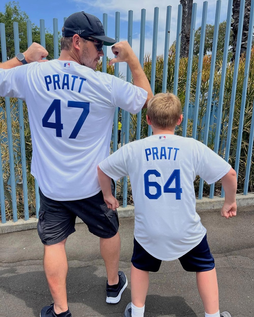 Chris Pratt And Son Dodgers Instagram 3