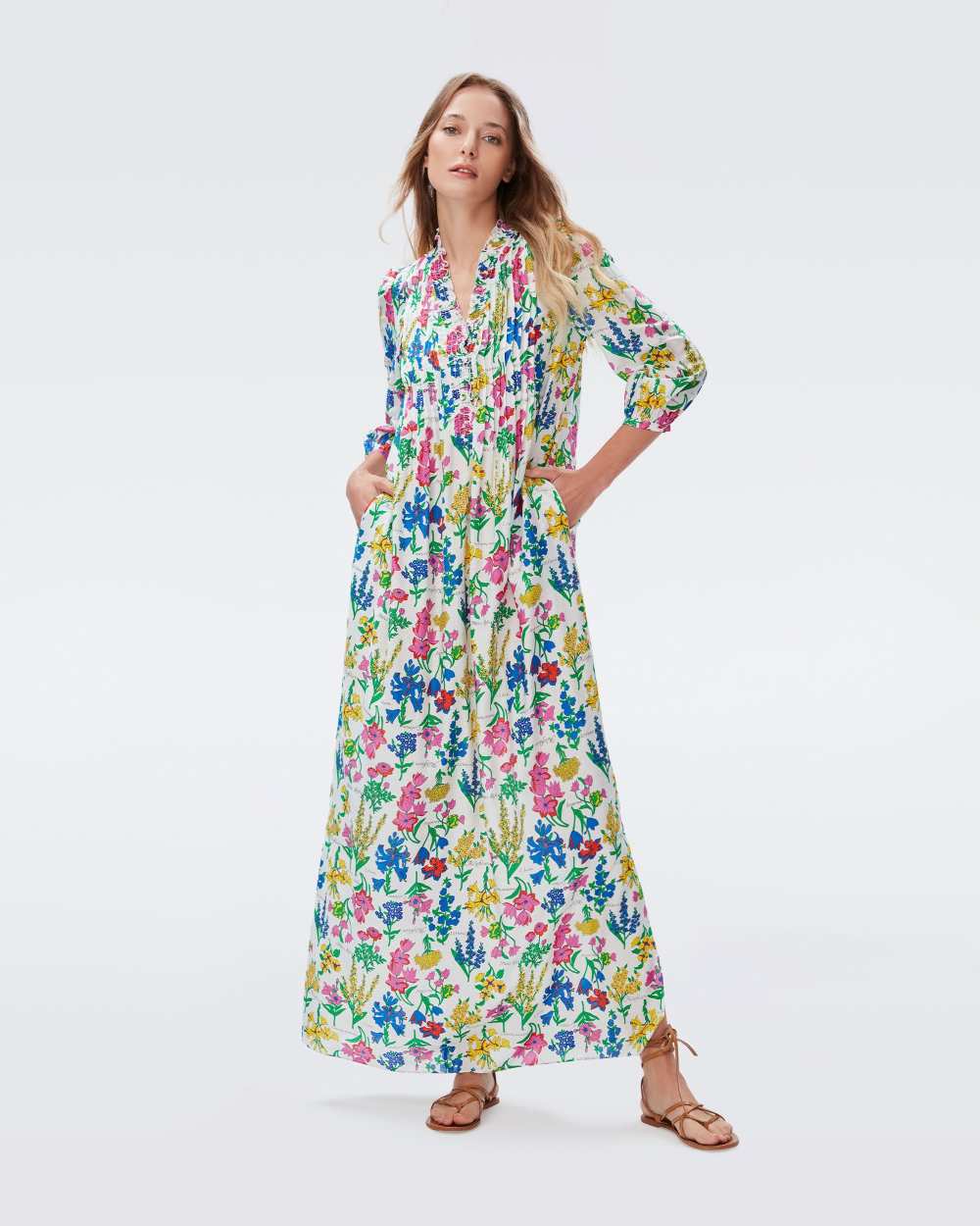 floral maxi dress