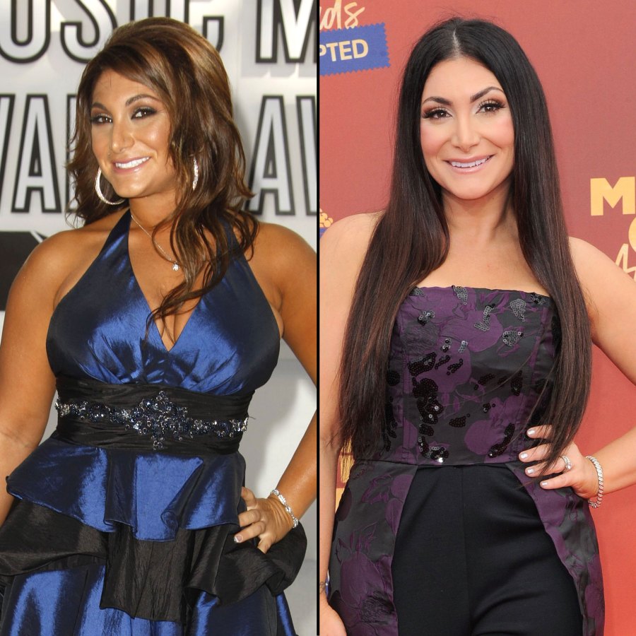 Deena Nicole Cortese Jersey Shore Cast Then and Now