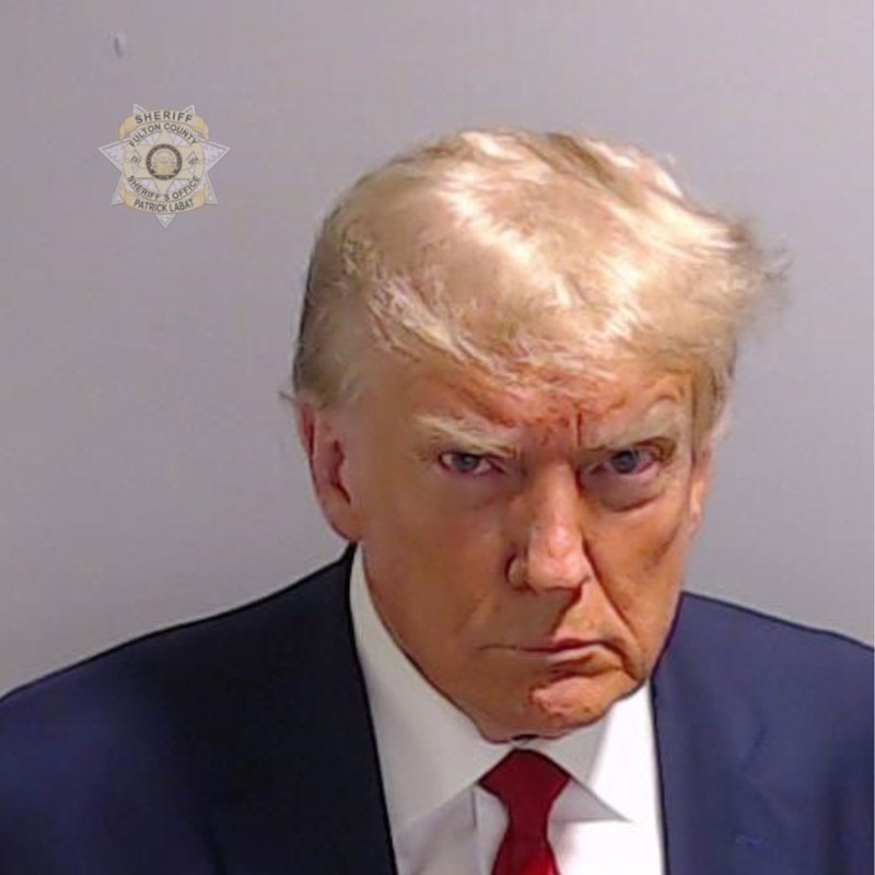 Donald Trump Mugshot Booking Photo