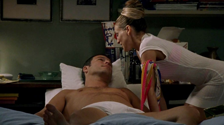 How Aidan's Undies and Carrie's Dress Pay Homage to Their Original 'Sex and the City' Romance
