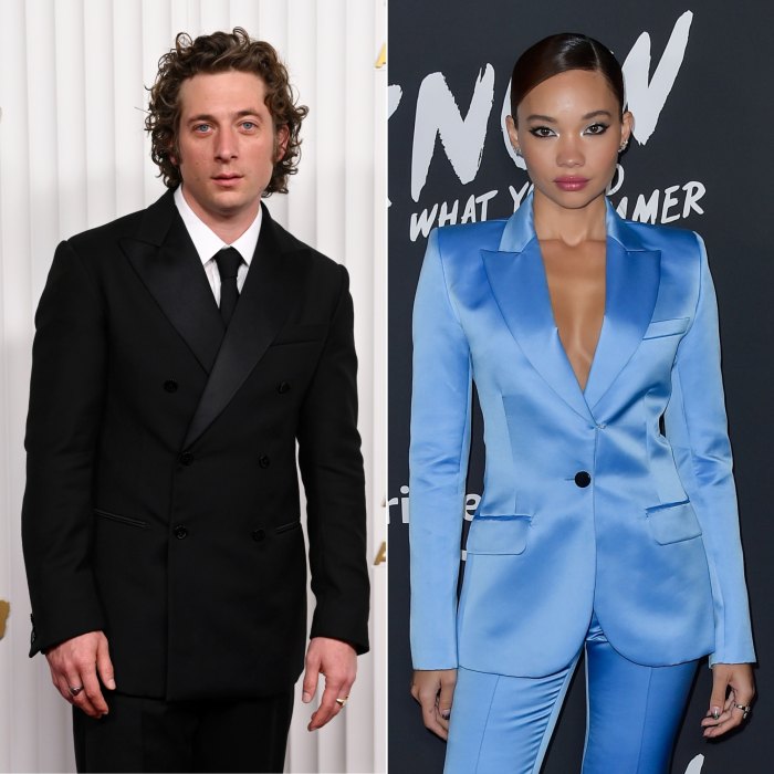 Jeremy Allen White and Ashley Moore