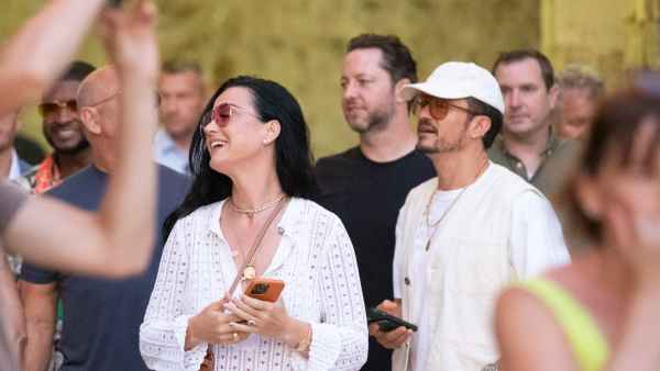 Katy Perry and Orlando Bloom Twin in White During Croatia Getaway Ahead of Real Estate Trial