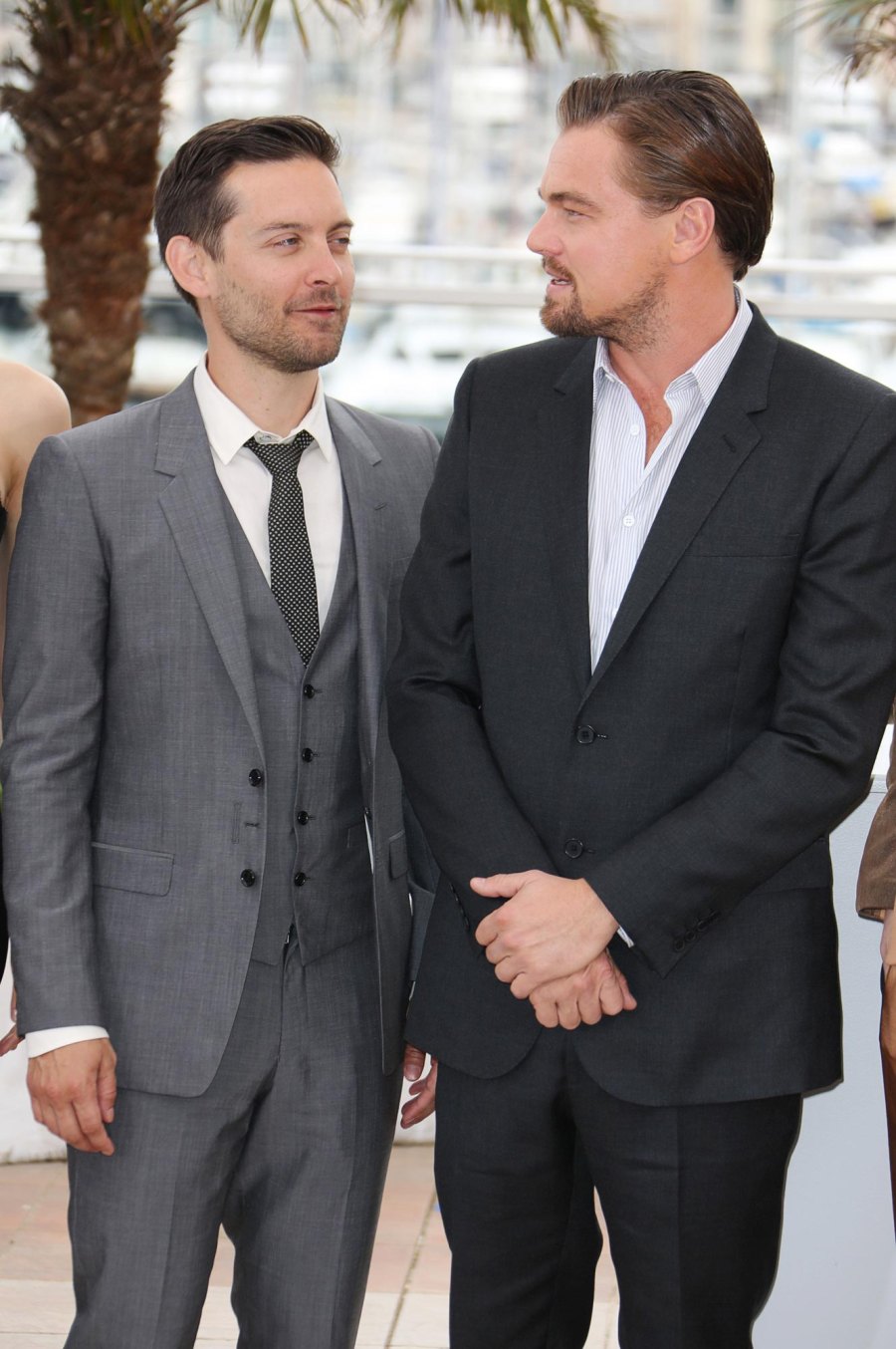 Leonardo DiCaprio and Tobey Maguire s Epic Bromance Over the Years Costars Yacht Buddies and More 331