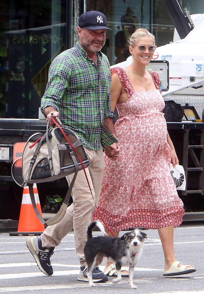 Liev Schreiber and Pregnant Taylor Neisen Hold Hands During New York City Stroll 272