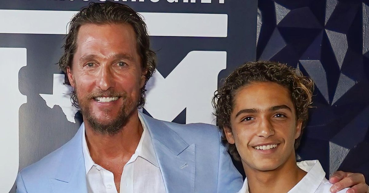 Matthew McConaughey Teams Up With Look Alike Son Levi to Help Raise Money for Maui Wildfire Victims 257 260