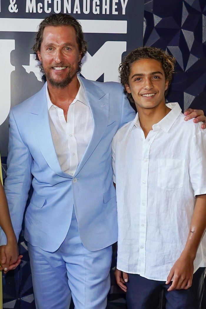 Matthew McConaughey Teams Up With Look-Alike Son Levi to Help Raise Money for Maui Wildfire Victims 257 260