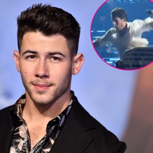 Nick Jonas Falls Into a Hole on Stage While Singing ‘Sail Away