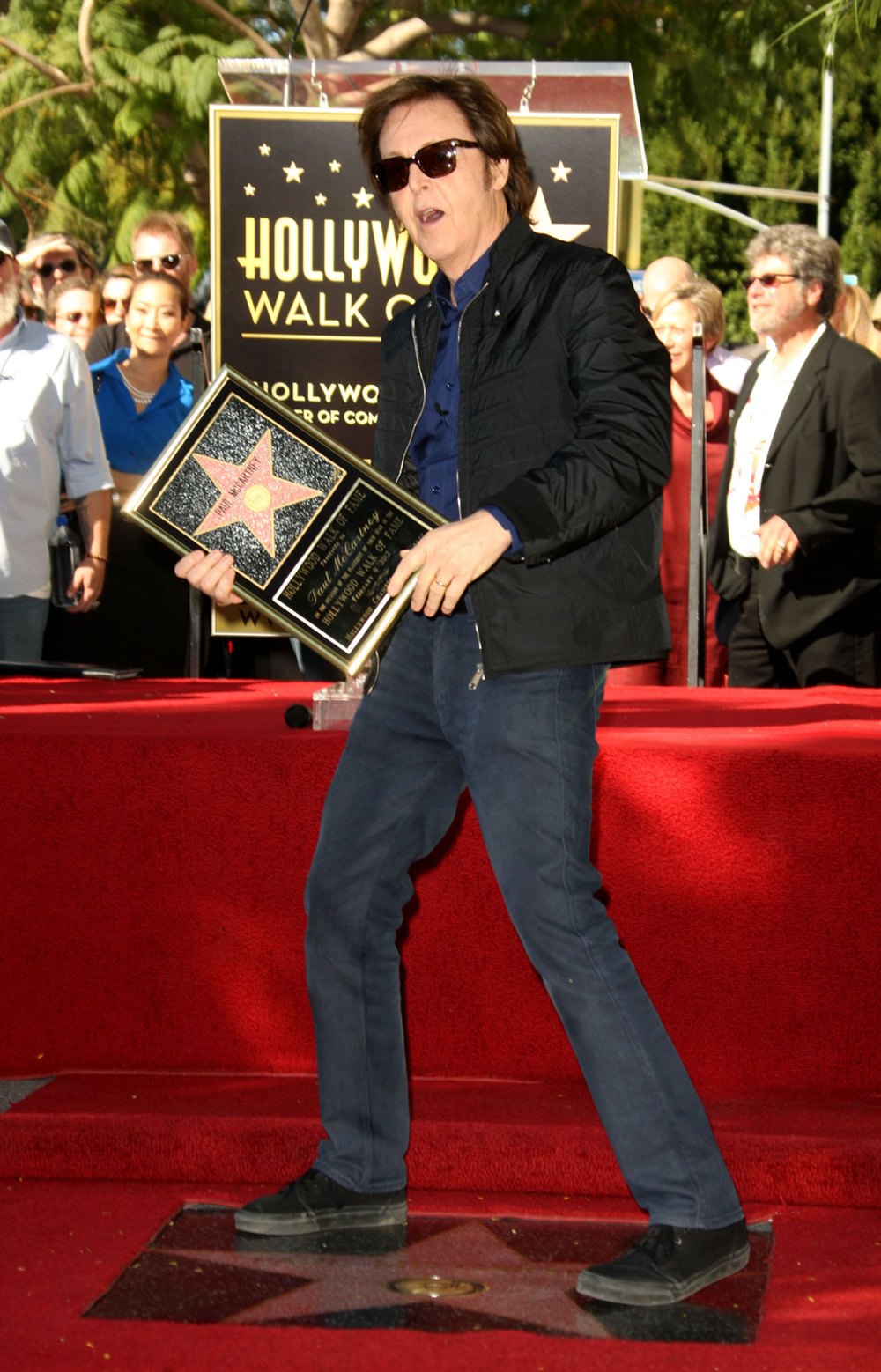Paul McCartney Receives a Star on the Hollywood Walk of Fame