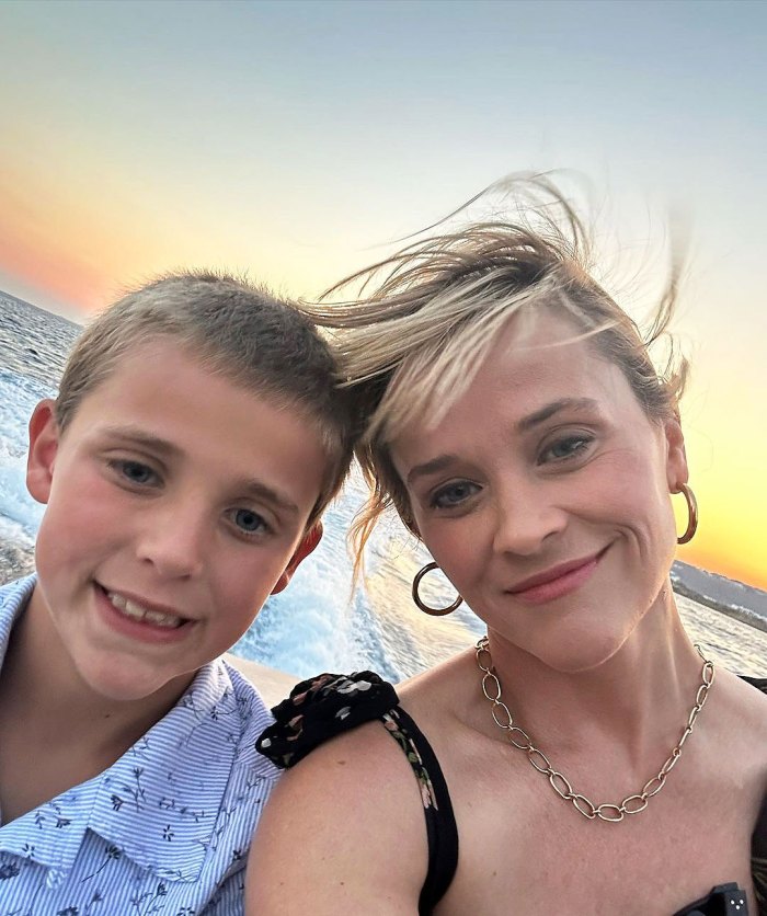 Reese Witherspoon Soaks Up Last Days of Summer With Her Sons Reflects on Life Changes