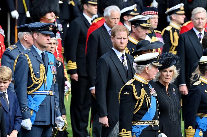 Royal Family Removes HRH From Prince Harry s Bio 324 The State Funeral of Her Majesty The Queen, Gun Carriage Procession