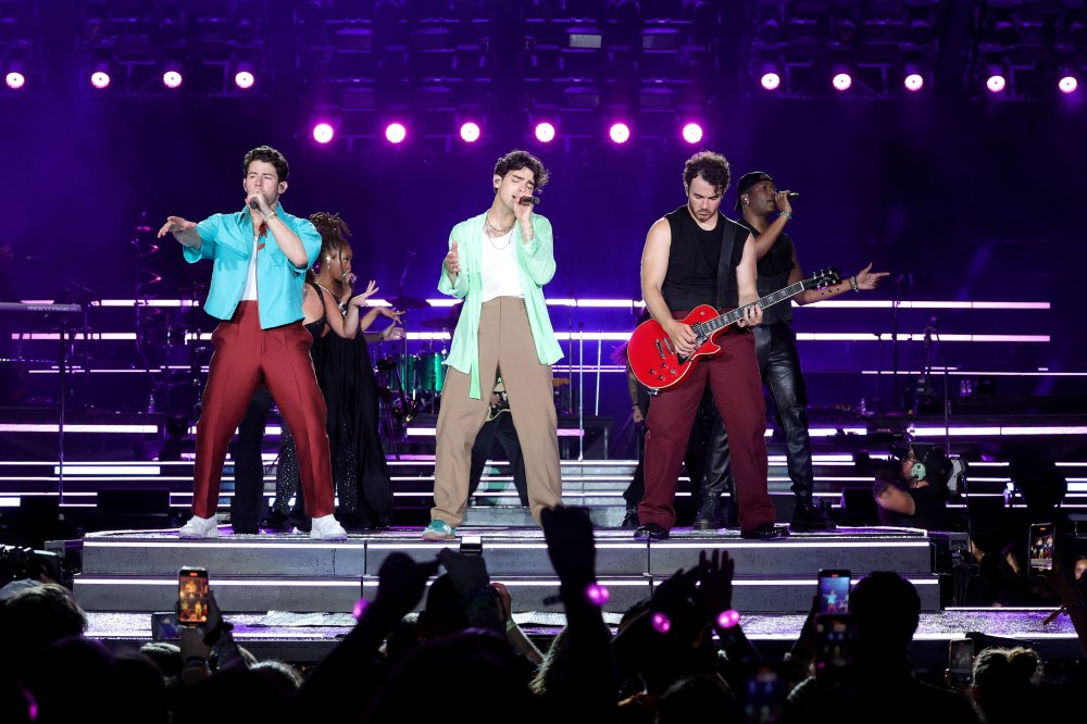 See The Jonas Brothers Groovy Style on ‘The Tour’: From Sheer Shirts to Sequin Pants