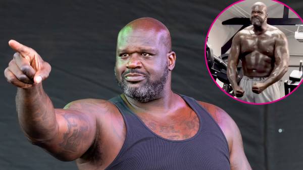Shaq Rips Off His Shirt During Workout to Reveal His Insanely Toned Abs: Watch