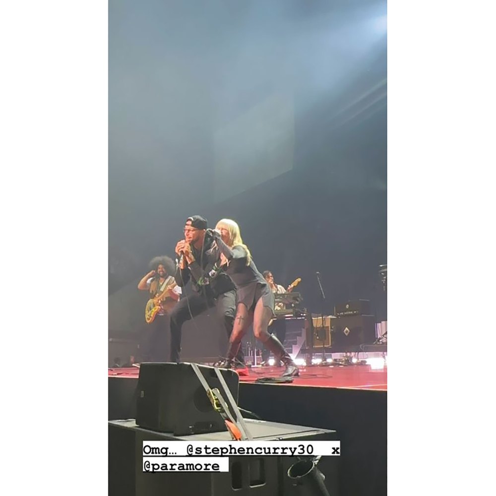 Steph Curry Surprises Crowd With Performance at Paramore Show