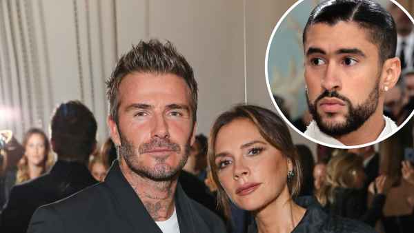The Beckhams Flee Bad Bunny Miami Restauran