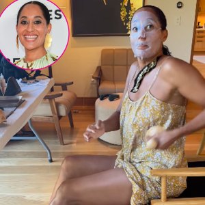 Tracee Ellis Ross Aggressively Uses Beauty Tools