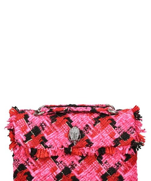 Kurt Geiger London Kensington Tweed Convertible Shoulder Bag in Pink at Nordstrom