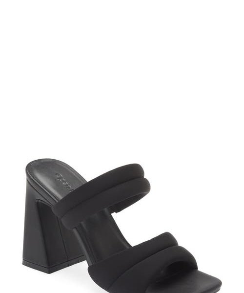 Open Edit Stella Sandal in Black at Nordstrom, Size 8