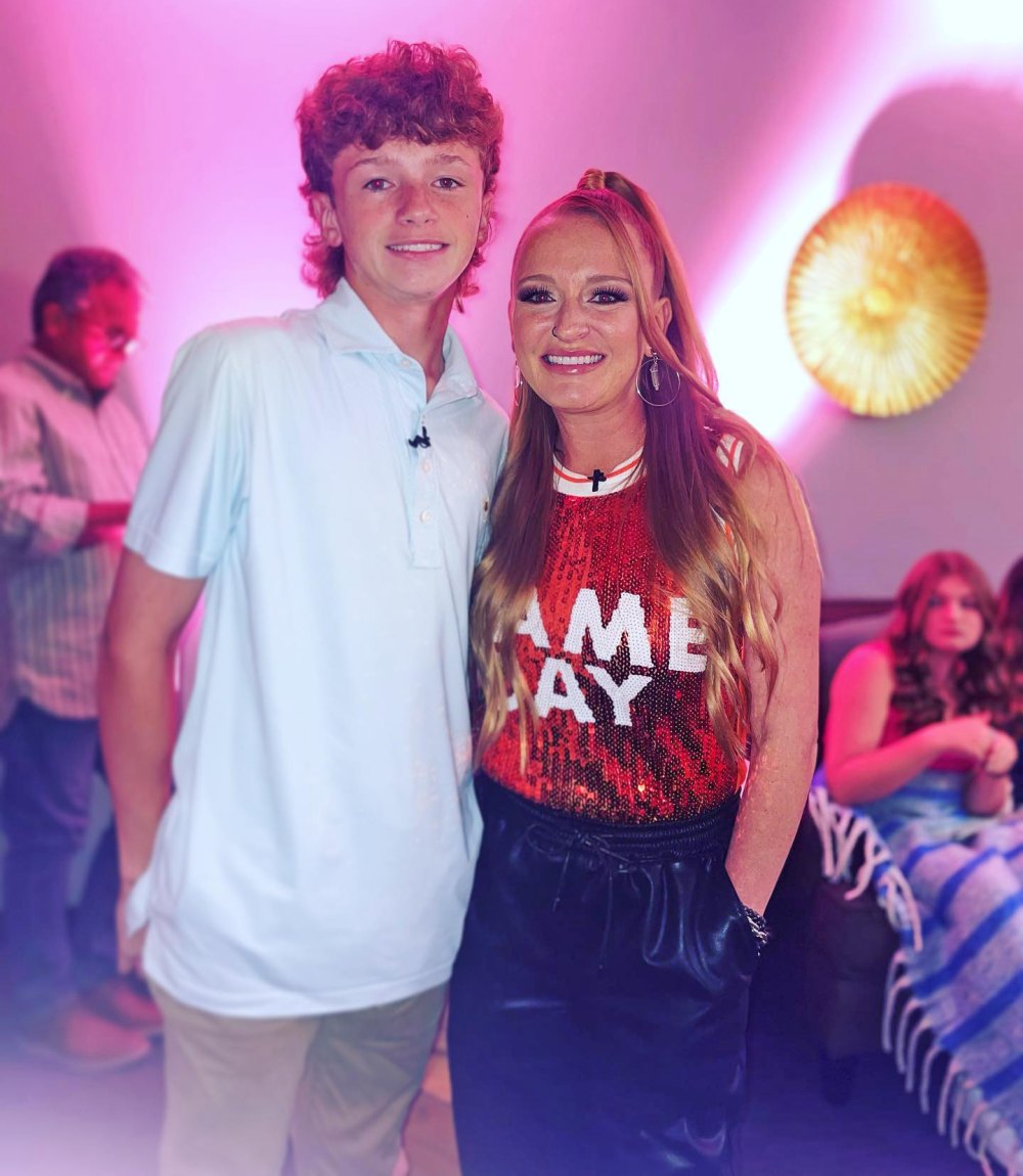 Teen Mom Star Maci Bookout Son Bentley Goes Golfing With Dad
